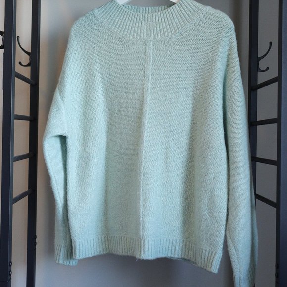 Joe Fresh Mint green crew neck medium sweater - Picture 1 of 2